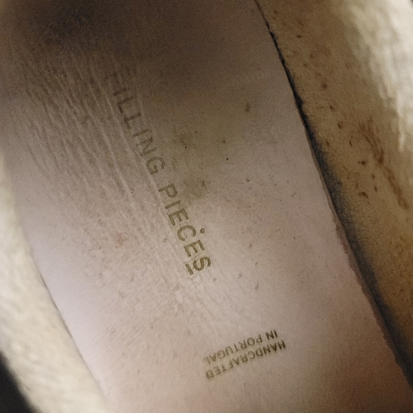 Filling Pieces Men's Pebbled Leather Low Top Black Sneakers Size 42 US 9.5 - Picture 11 of 11